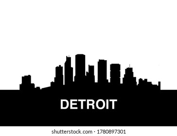 Detroit Michigan Skyline City Landscape