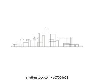 Detroit skyline