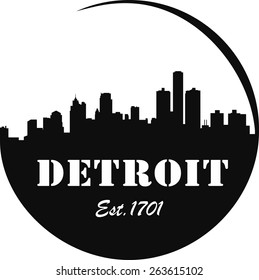 Detroit Skyline Logo