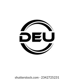 DEU Logo Design, Inspiration for a Unique Identity. Modern Elegance and Creative Design. Watermark Your Success with the Striking this Logo.