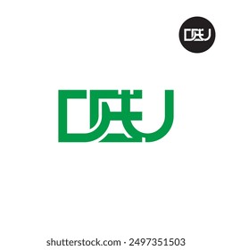 DEU Logo Letter Monogram Design