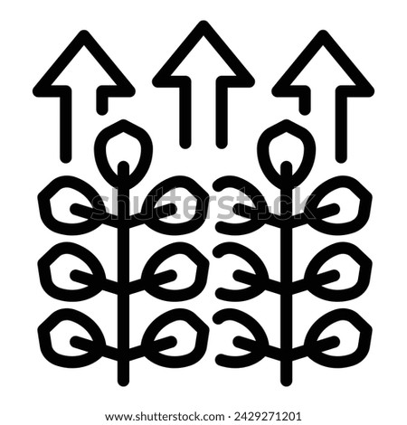 Devastating food crisis icon outline vector. Famine world problem. Agriculture economy bankrupt