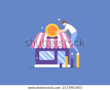 develop business and improve shop. property investment business. save to buy a shop. support small medium enterprises. financial assistance or funding. investors use money to help grow the business