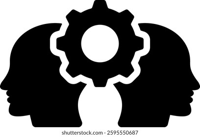 Develop Icon Glyph Vector Illustration