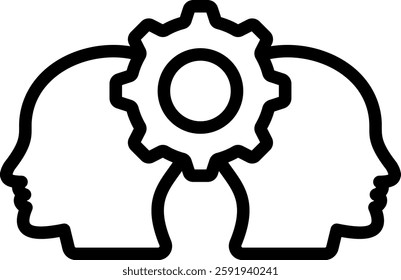 Develop Icon Outline Vector Illustration