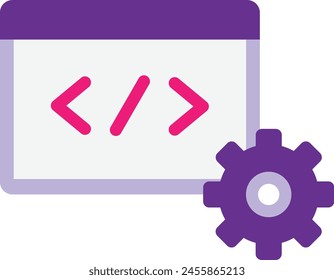 Develop Setting Website 3D Rendering Illustration