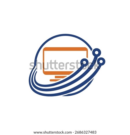developer abstract logo modern style