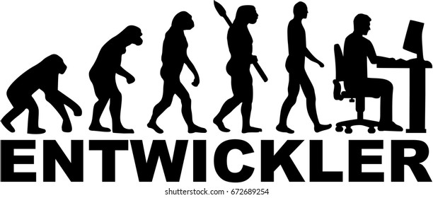 Developer evolution with german word