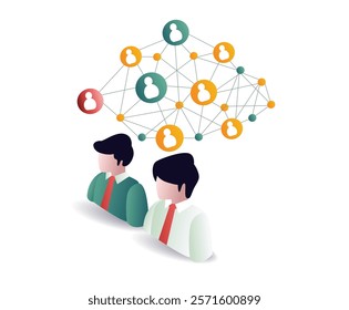Developing a network of people in business
