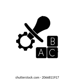 Development  babies from cradle сolor line icon. Children learning. Pictogram for web page, mobile app, promo. UI UX GUI design element. Editable stroke.