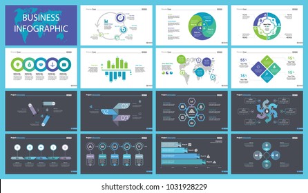 Development Charts Slide Templates Set