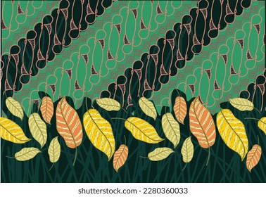 Development of classic batik motif designs combined with modern floral patterns
