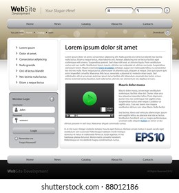 Development Company Website Template Design Inside Page 	
