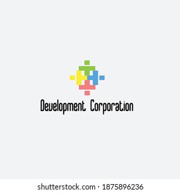 Development Corporation company creative Logo