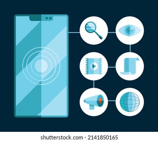 development design in smartphone icons