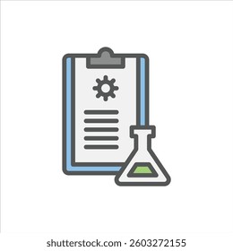 Development filled outline icon, Development color line illustration.
