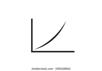 Development graph about business and finance. Vector illustration.