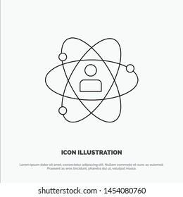 Development, Growth, Human, Person, Personal, Power, Talent Line Icon Vector