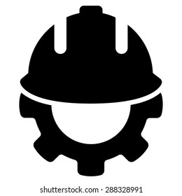 Development icon from Business Bicolor Set. Vector style: flat symbols, black color, rounded angles, white background.
