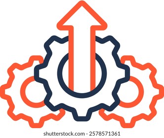 Development Icon Color Line Vector Illustration