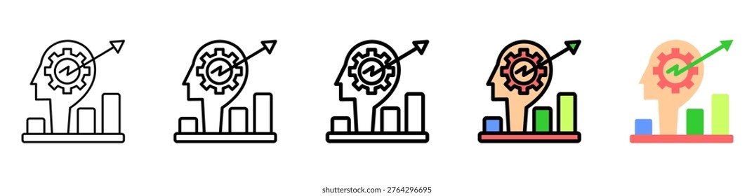 Development Icon With Differences and Colors