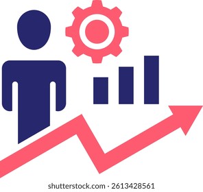 Development Icon Fill Vector Illustration