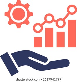 Development Icon Glyph Color Vector Illustration