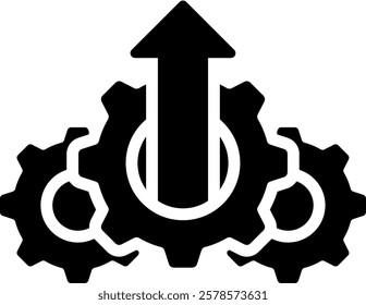 Development Icon Glyph Vector Illustration