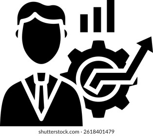 Development Icon Glyph Vector Illustration