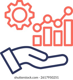 Development Icon Line Color Vector Illustration