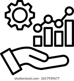 Development Icon Line Vector Illustration
