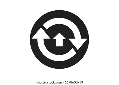Development icon, processing icon vector illustration