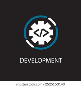 Ícone de desenvolvimento ferramenta de serviço modelo de logotipo imagem vetorial