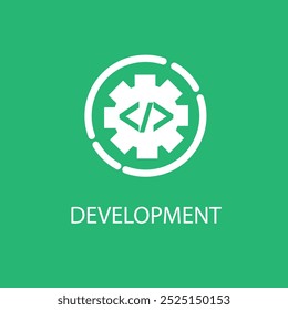 Imagen de Vector de Plantilla de logotipo de herramienta de servicio de icono de desarrollo