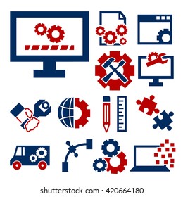 development icon set