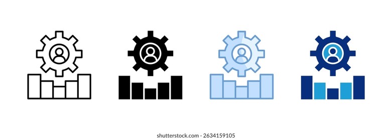 Development Icon Set Multiple Style Collection