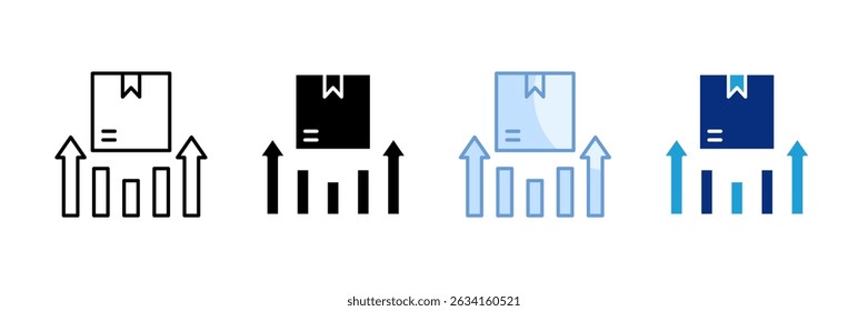 Development Icon Set Multiple Style Collection