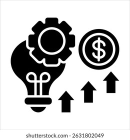 Development Icon. Simple Vector Glyph Illustration