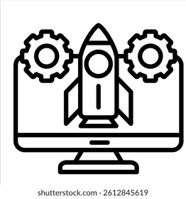 development icon vector concept illustration