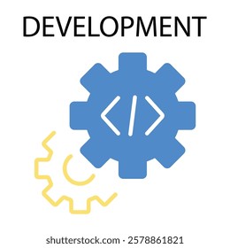 development icon. vector.Editable stroke.linear style sign for use web design,logo.Symbol illustration.