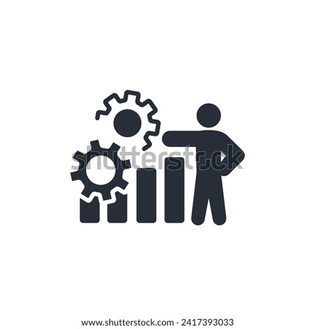 Development icon. vector.Editable stroke.linear style sign for use web design,logo.Symbol illustration.
