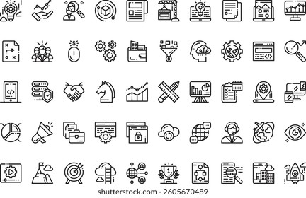 Development icons High-Quality Vector Icons Collection with Editable Stroke. Ideal for Professional and Creative Projects