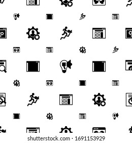 development icons pattern seamless. Included editable filled career growth, Creative campaign, Information Architecture, skill, software icons. development icons for web and mobile.