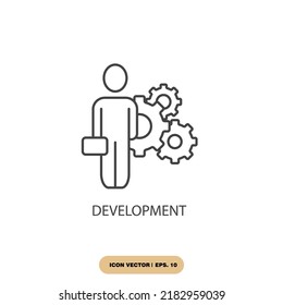Development Icons Symbol Vector Elements Infographic Stock Vector ...