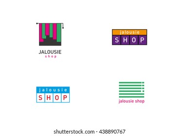 Development jalousie store logos series