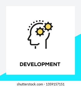 DEVELOPMENT LINE ICON SET
