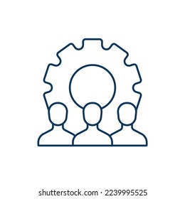 Development line universal icon ui ux element sign.