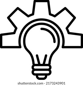 Development Line Vector Icon Design