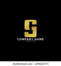 Development logo design with the letter S which is combined with a hammer. simple, modern design. Vector EPS 10