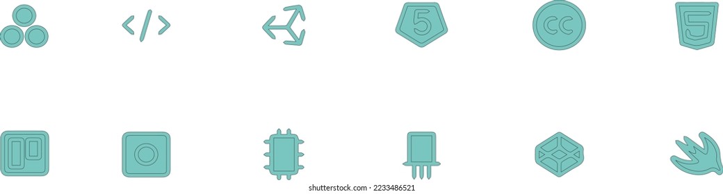 Development. Lots of beautiful development icons